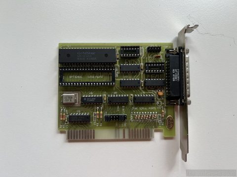 Generic dual RS232 serial card (only one in use) ISA 8-bit